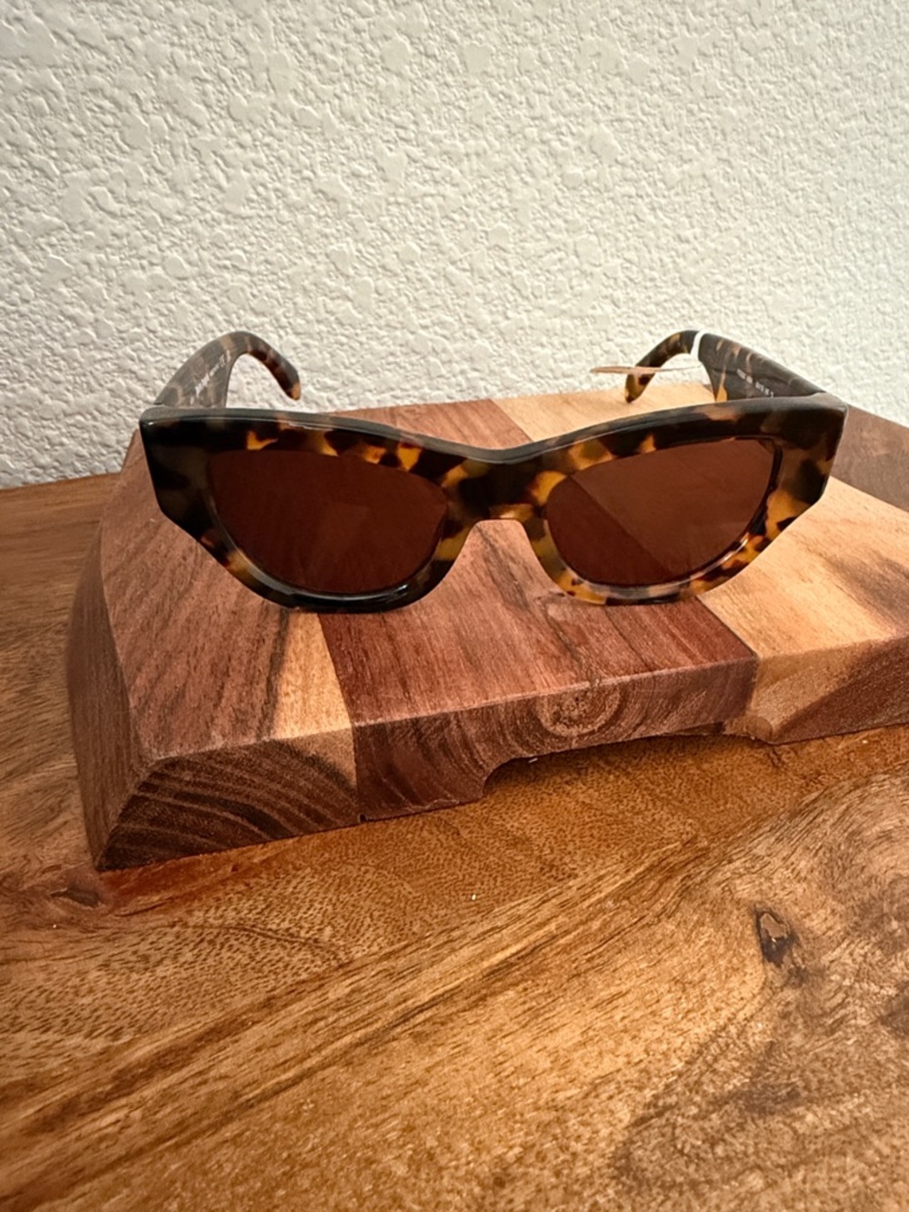 Palm Angels Tortoiseshell Frame Sunglasses - Brown/Amber Pattern